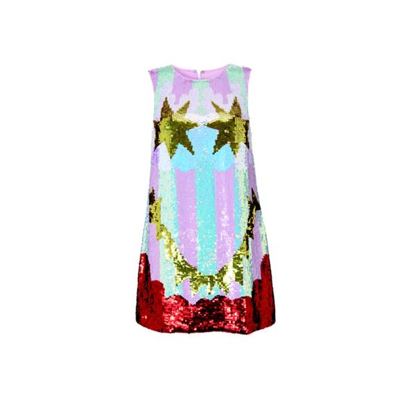 Louise Gray Dresses & Skirts - Top Shop Louise Gray Flash Face Sequin Mini Dress Vogue Women's Size 2